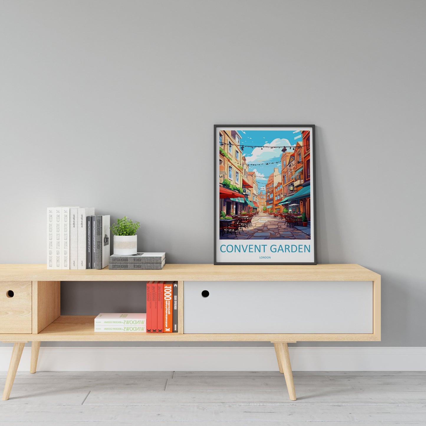 Covent Garden Travel Print Wall Art Covent Garden Wall Hanging Home Décor Covent Garden Gift Art Lovers London England Art Lover Gift