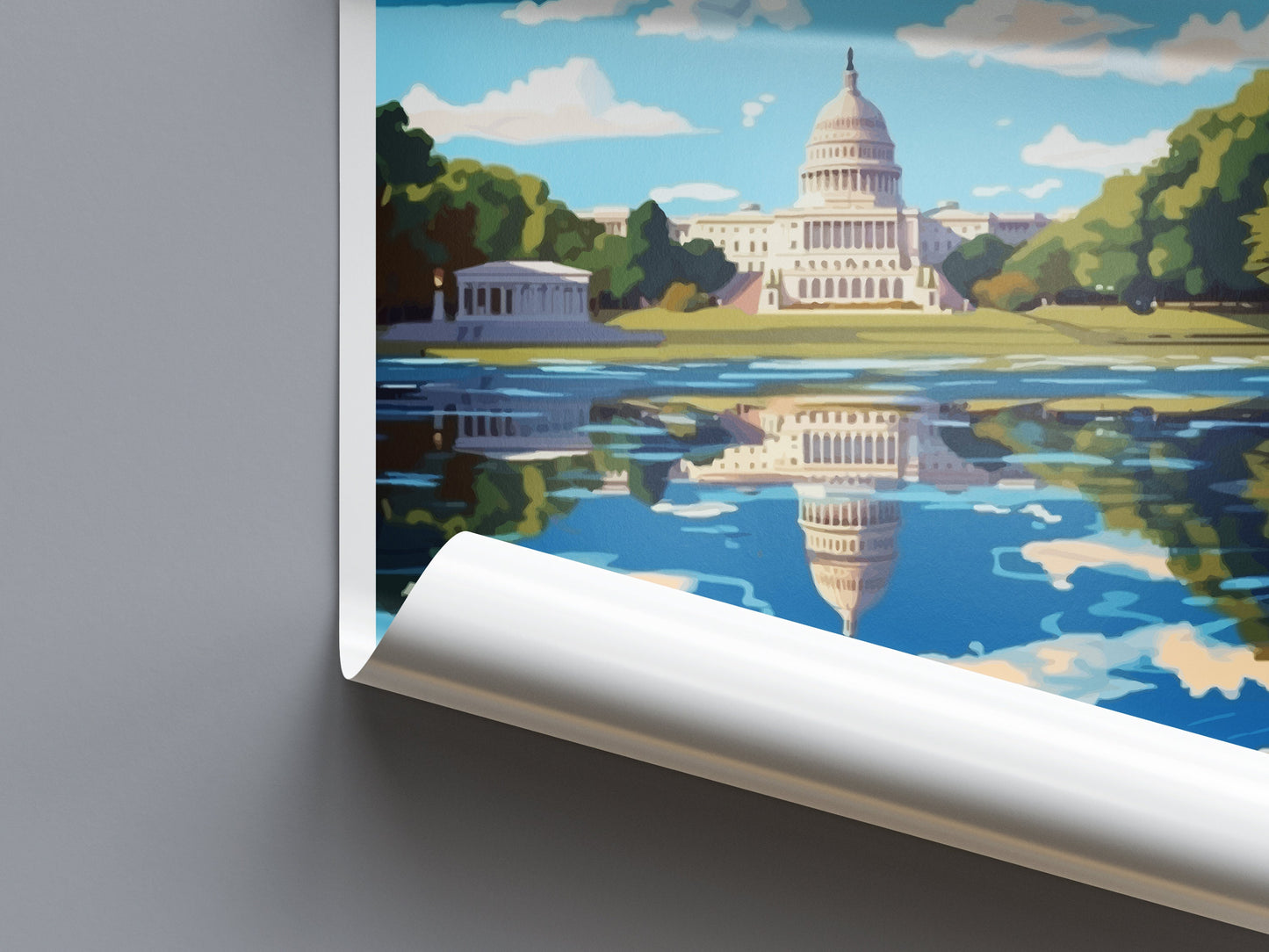 Ulysses S. Grant Memorial Travel Print Wall Art Ulysses S. Grant Memorial Wall Hanging Home Décor Ulysses S. Grant Memorial Gift Art