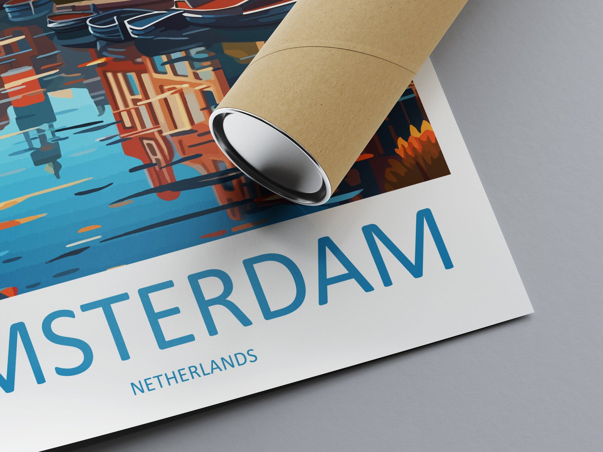 Amsterdam Travel Print Wall Art Amsterdam Wall Hanging Home Décor Amsterdam Gift Art Lovers Netherlands Art Lover Gift Amsterdam Decor