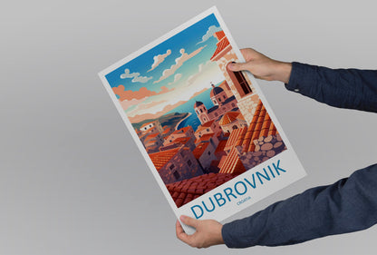 Dubrovnik Print Dubrovnik Home Decor Landscape Art Print Dubrovnik Wall Art for Croatia Enthusiast Gift Wall Hanging Dubrovnik Croatia Print