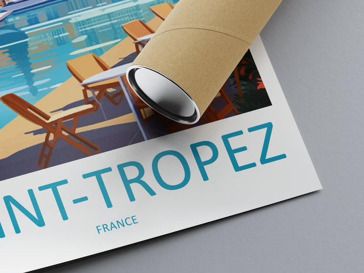 Saint-Tropez Print Saint-Tropez Home Decor Cityscape Art Print Saint-Tropez Wall Art Travel Enthusiast Gift Wall Hanging Saint-Tropez France