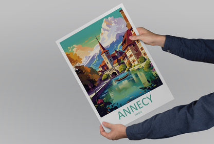 Annecy Travel Print Wall Art Annecy Wall Hanging Home Decoration Annecy Gift Art Lovers Wall Art Print Art Annecy Wall Hanging Poster Annecy