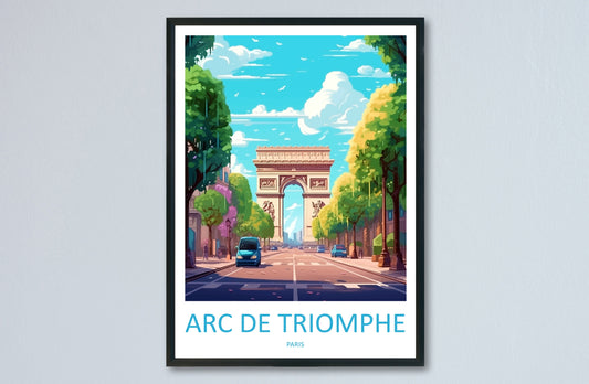Arc De Triomphe Travel Print Wall Art Arc De Triomphe Wall Hanging Home Décor Arc De Triomphe Gift Art Lovers France Art Lover Gift Paris
