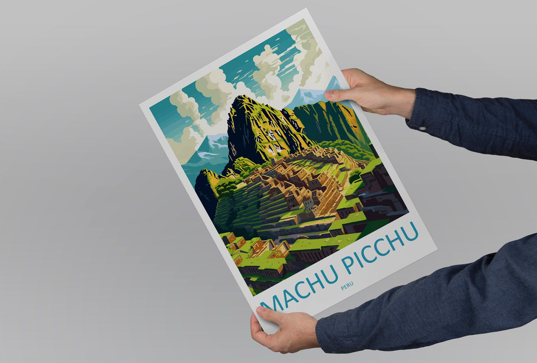 Machu Picchu Travel Print Wall Art Machu Picchu Wall Hanging Home Décor Machu Picchu Gift Art Lovers Peru Art Lover Gift Peru