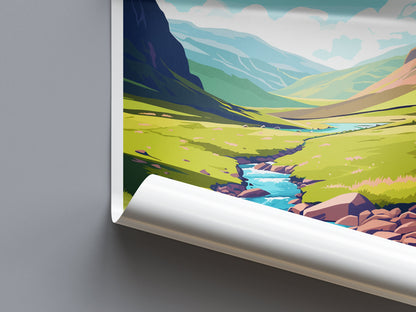 High Cup Nick Travel Print Wall Art High Cup Nick Wall Hanging Home Décor High Cup Nick Gift Art Lovers Cumbria Art Lover Gift High Cup Nick