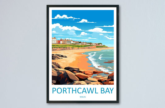 Porthcawl Bay Print Porthcawl Bay Home Decor Landscape Art Print Porthcawl Bay Wall Nature Enthusiast Gift Wall Hanging Porthcawl Bay