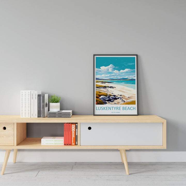 Luskentrye Beach Travel Print Wall Art Luskentrye Beach Wall Hanging Home Décor Isle Of Harris Gift Art Lovers Luskentrye Beach Art Lover