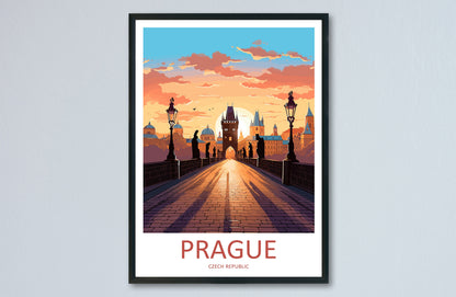 Prague Travel Print Wall Art Prague Wall Hanging Home Décor Prague Gift Art Lovers Czech Republic Art Lover Gift Prague Art Decor