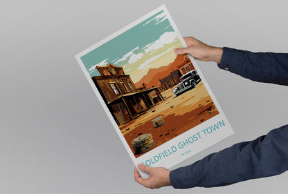 Goldfield Ghost Town Travel Print Wall Art Goldfield Wall Hanging Home Décor Goldfield Gift Art Lovers Nevada Art Lover Gift Wall Décor