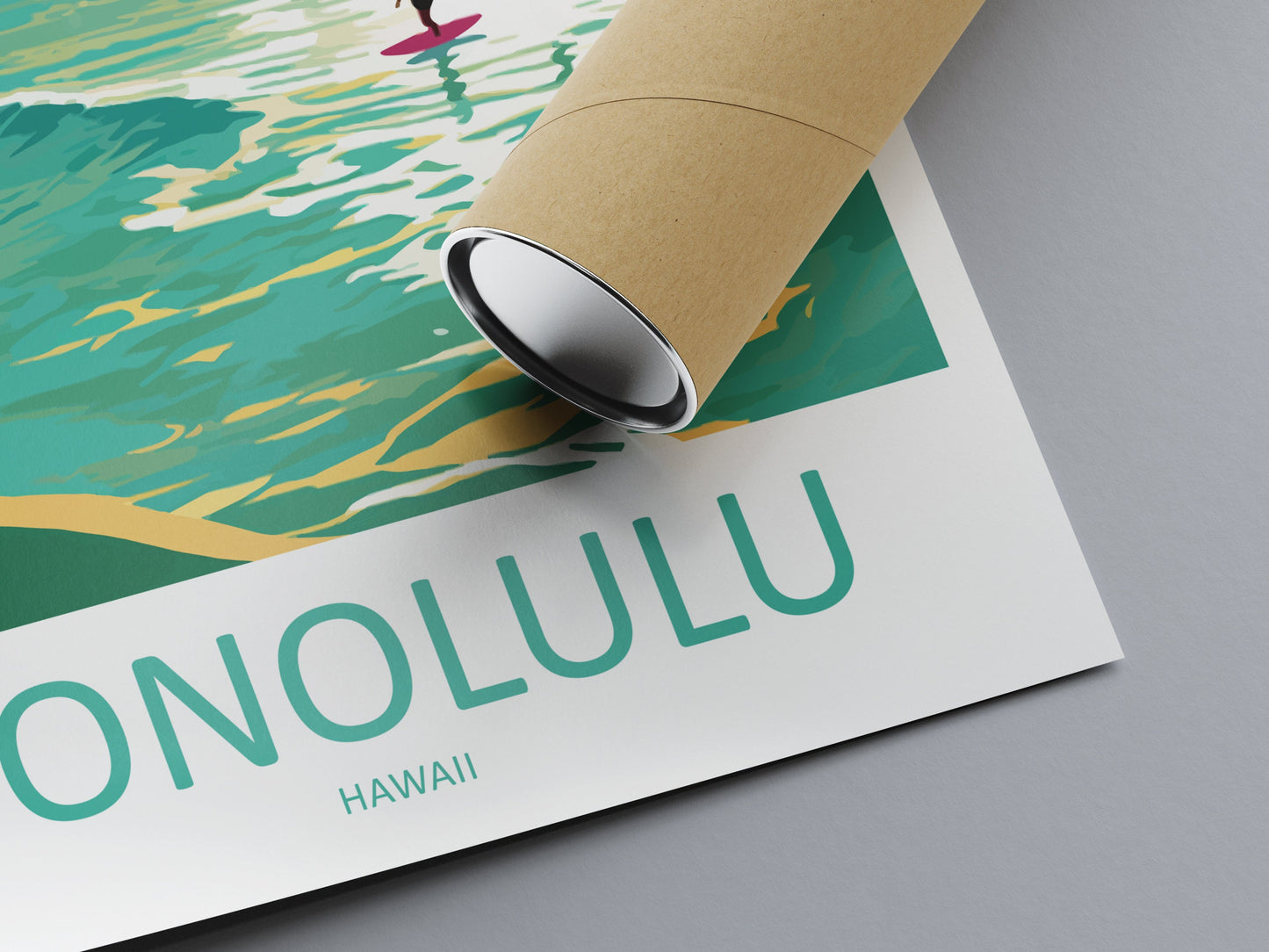 Honolulu Travel Print Wall Art Honolulu Wall Hanging Home Décor Honolulu Gift Art Lovers Hawaii Art Lover Gift Print Artwork