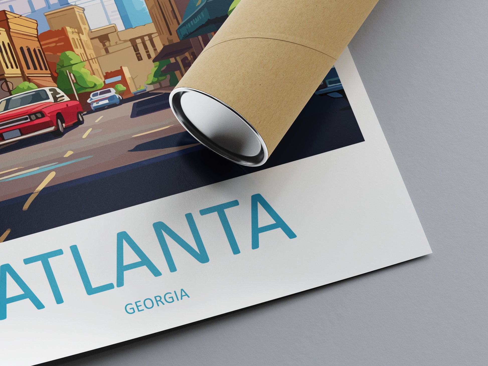 Atlanta Travel Print Atlanta Home Décor Georgia Art Print Atlanta Wall Print For Atlanta Gift Wall Hanging Atlanta Artwork Décor