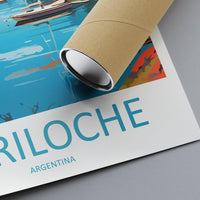Bariloche Travel Print Wall Art Bariloche Wall Hanging Home Décor Bariloche Gift Art Lovers Argentina Art Lover Gift Bariloche Art