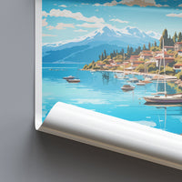 Bariloche Travel Print Wall Art Bariloche Wall Hanging Home Décor Bariloche Gift Art Lovers Argentina Art Lover Gift Bariloche Art