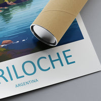 Bariloche Travel Print Wall Art Bariloche Wall Hanging Home Décor Bariloche Gift Art Lovers Argentina Art Lover Gift Bariloche Art