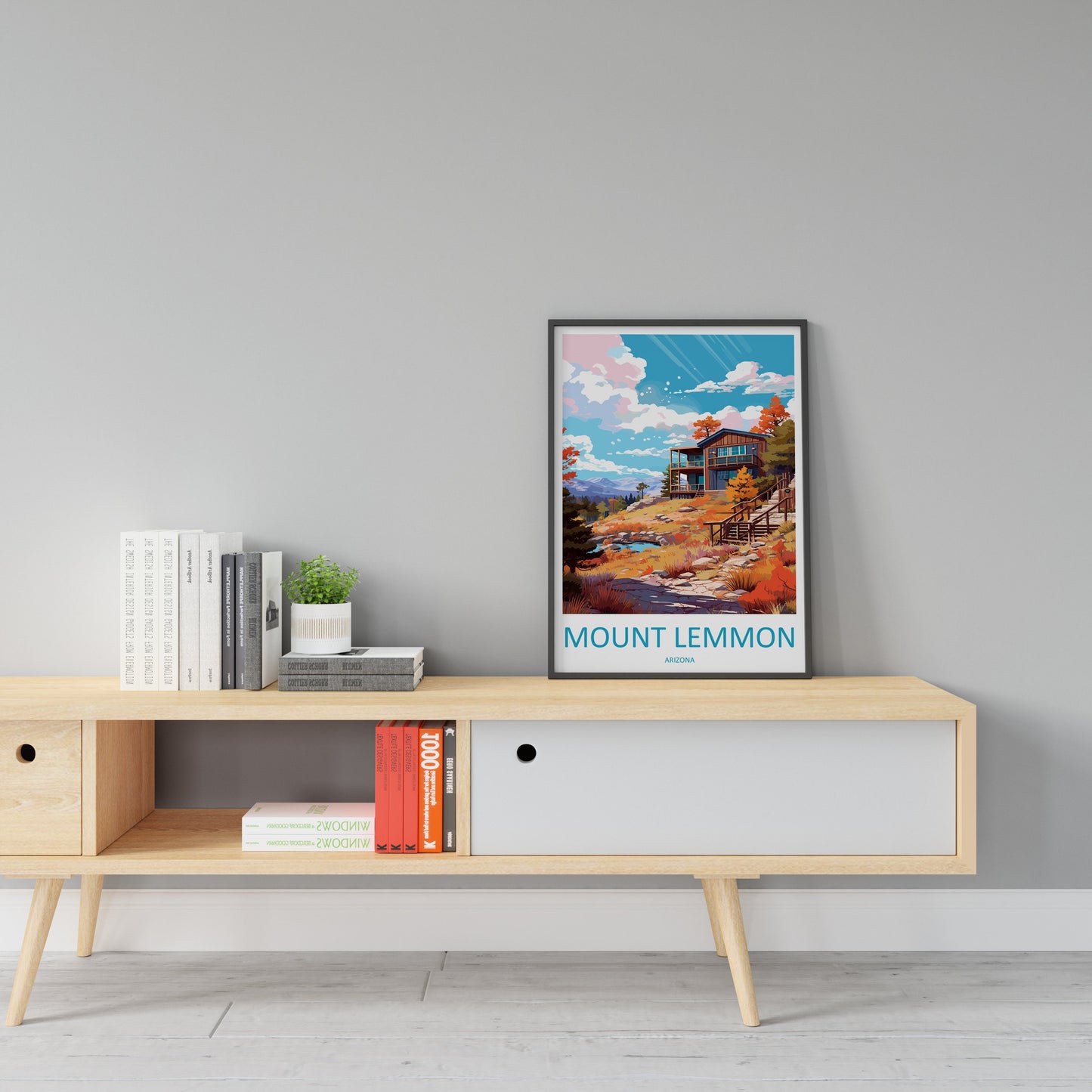 Mount Lemmon Travel Print Wall Art Mount Lemmon Wall Hanging Home Décor Mount Lemmon Gift Art Lovers Arizona Art Lover Gift Arizona Travel