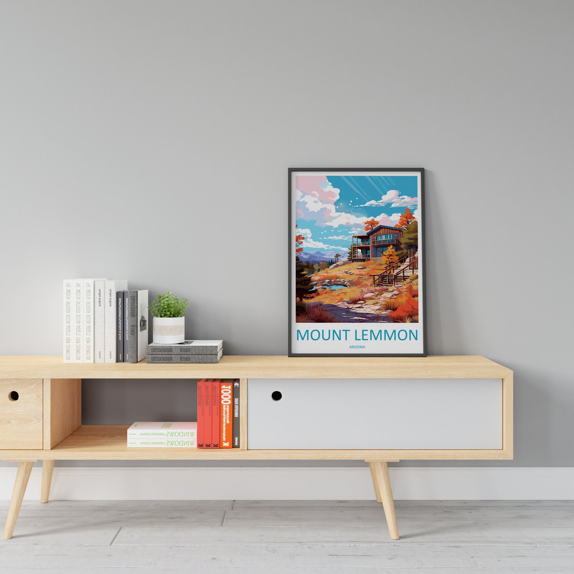 Mount Lemmon Travel Print Wall Art Mount Lemmon Wall Hanging Home Décor Mount Lemmon Gift Art Lovers Arizona Art Lover Gift Arizona Travel