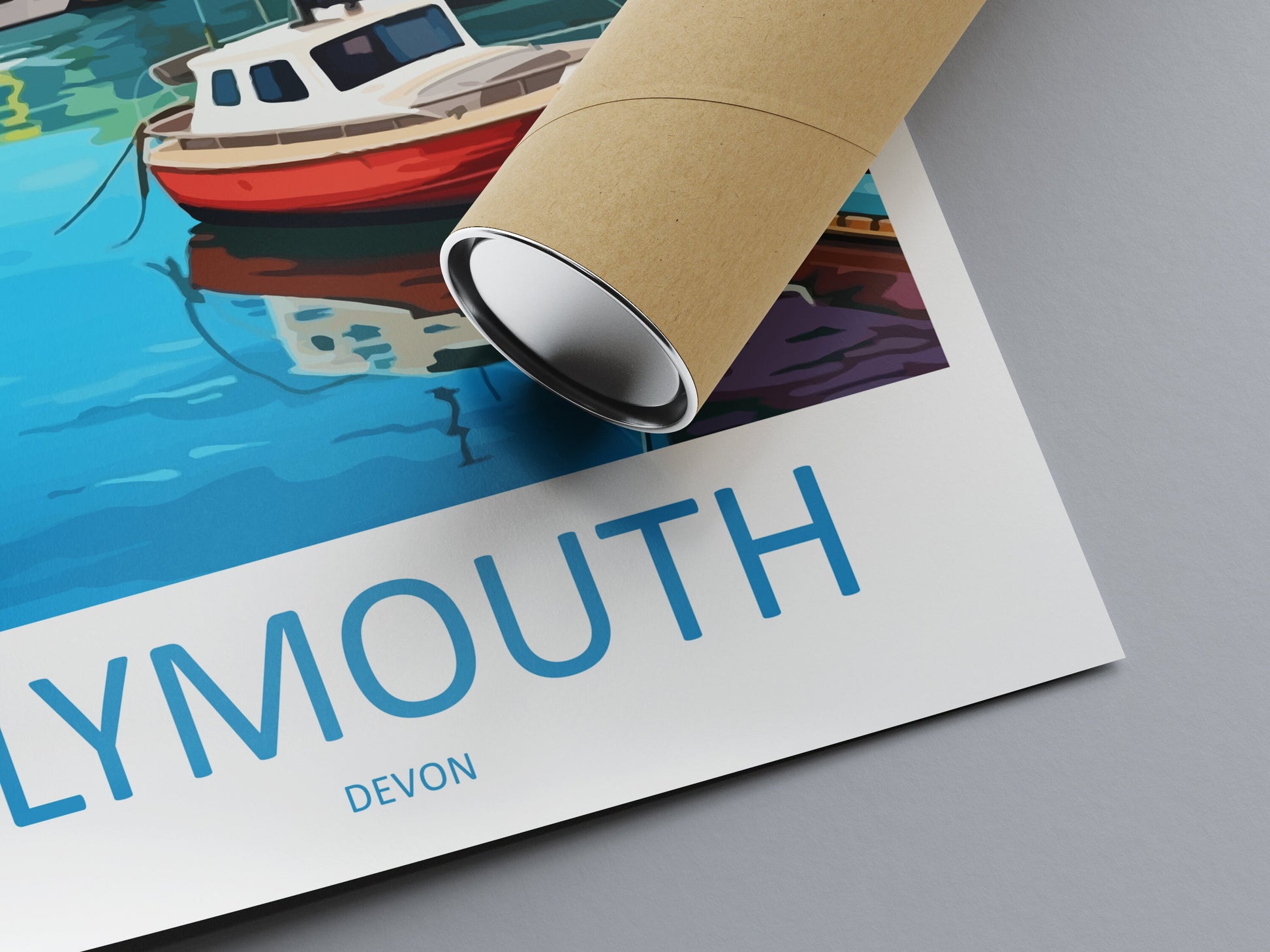 Plymouth Travel Print Wall Art Plymouth Wall Hanging Home Décor Plymouth Gift Art Lovers England Art Lover Gift Plymouth Art Poster