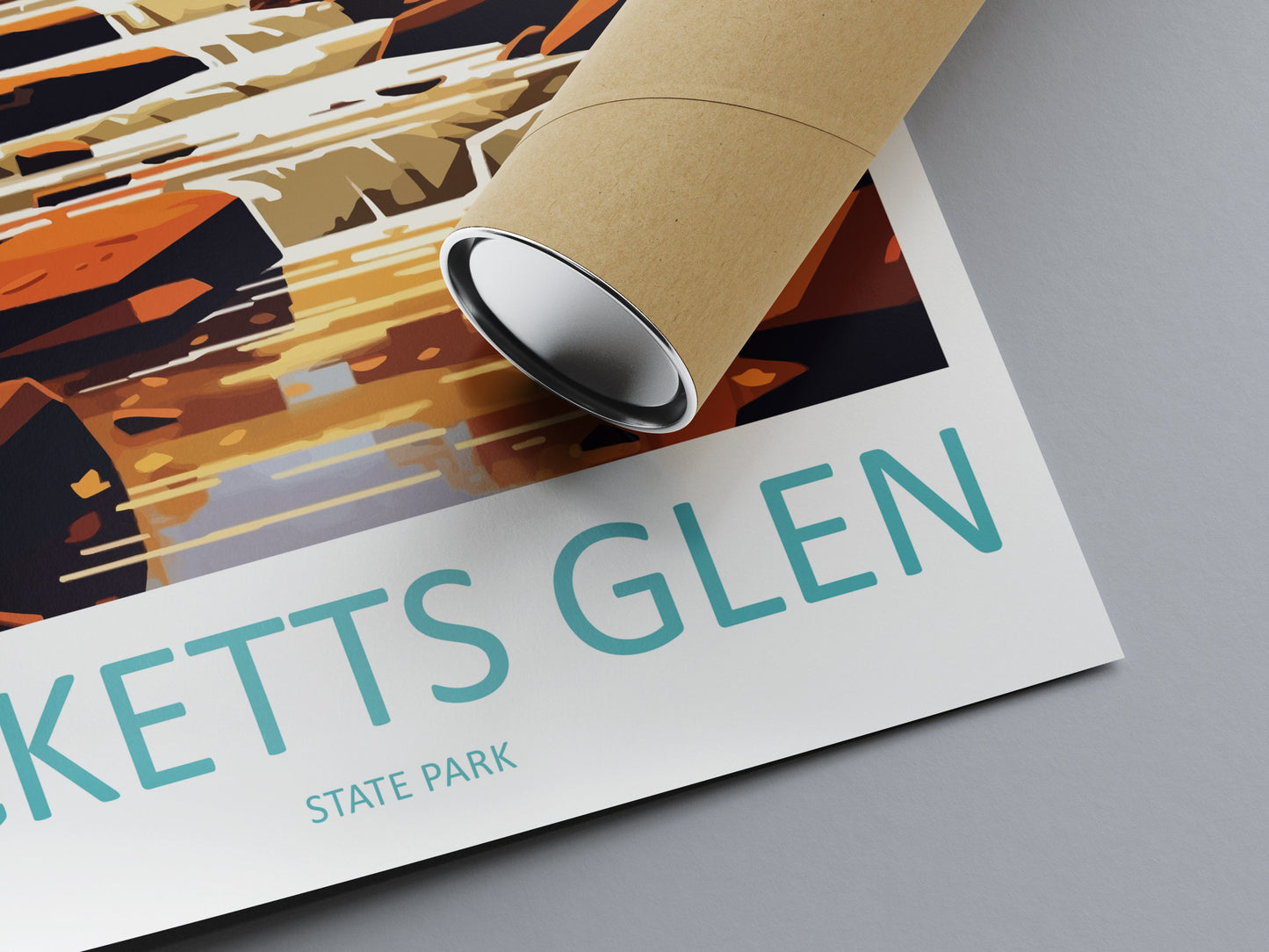 Ricketts Glen State Park Travel Print Wall Art Ricketts Glen Wall Hanging Home Décor Ricketts Glen Gift Art Lovers Pennsylvania Art Lover