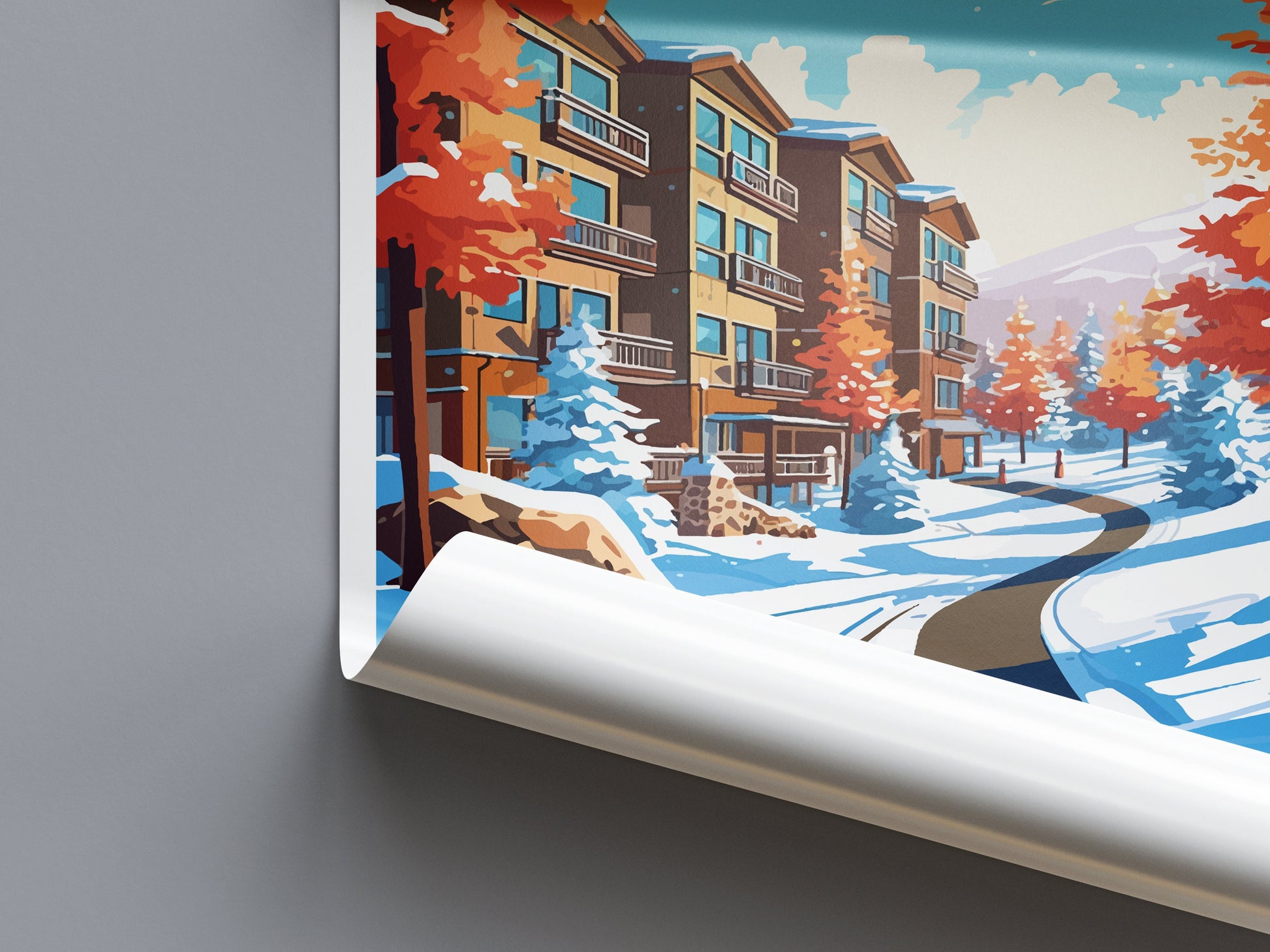 Seven Springs Resort Travel Print Wall Art Seven Springs Wall Hanging Home Décor Seven Springs Gift Art Lovers Pennsylvania Art