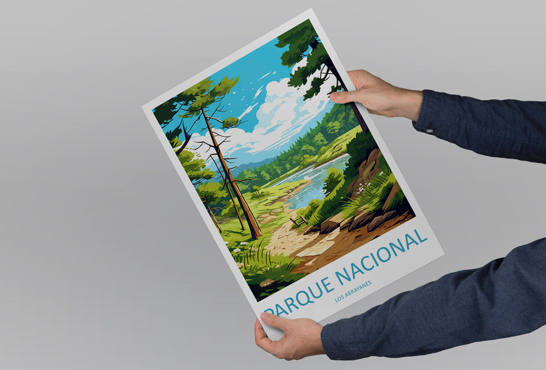 Parque Nacional Los Arrayanes Travel Print Wall Art Parque Nacional Los Arrayanes Wall Hanging Home Decor Gift Art Lovers Wall Art