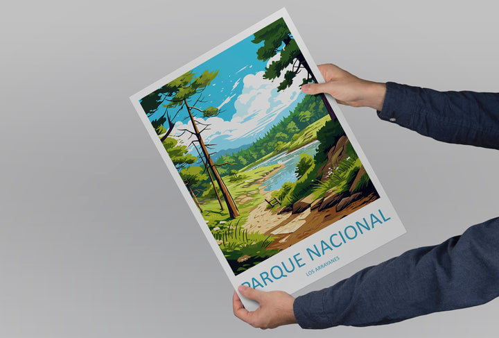 Parque Nacional Los Arrayanes Travel Print Wall Art Parque Nacional Los Arrayanes Wall Hanging Home Decor Gift Art Lovers Wall Art