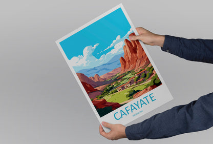 Cafayate Travel Print Wall Art Cafayate Wall Hanging Home Decor Cafayate Gift Art Lovers Wall Art Print Art Cafayate Wall Print