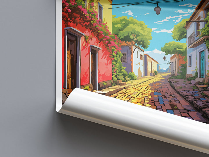 Colonia Del Sacramento Travel Print Wall Art Colonia Del Sacramento Wall Hanging Home Decor Colonia Del Sacramento Gift Art Lovers Wall Art