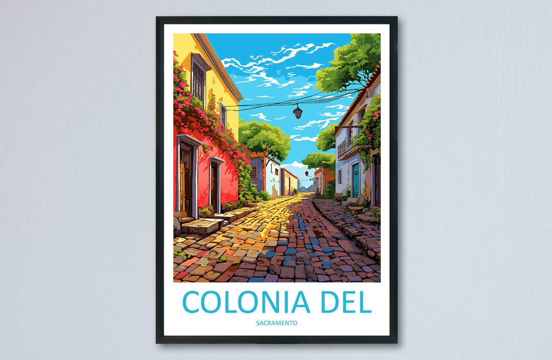 Colonia Del Sacramento Travel Print Wall Art Colonia Del Sacramento Wall Hanging Home Decor Colonia Del Sacramento Gift Art Lovers Wall Art