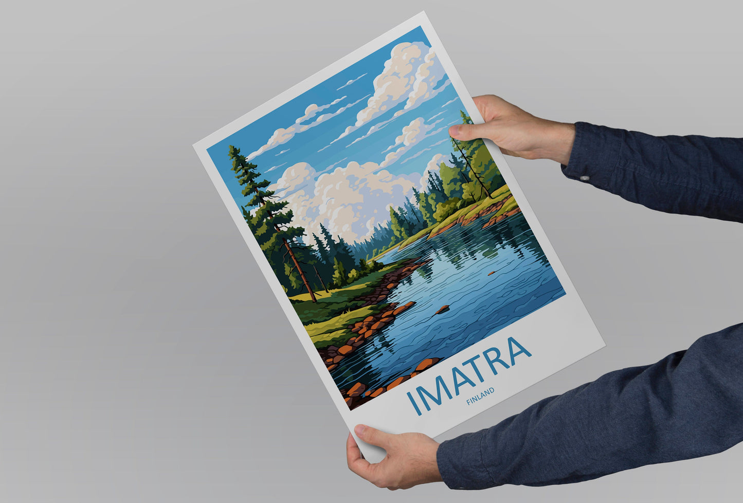 Imatra Travel Print Wall Art Imatra Wall Hanging Home Decor Imatra Gift Art Lovers Wall Art Print Art Finland Wall Print