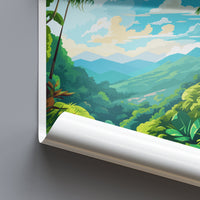 Amazon Rainforest Travel Print Wall Art Amazon Rainforest Wall Hanging Home Decor Amazon Rainforest Gift Art Lovers Wall Art Print Art