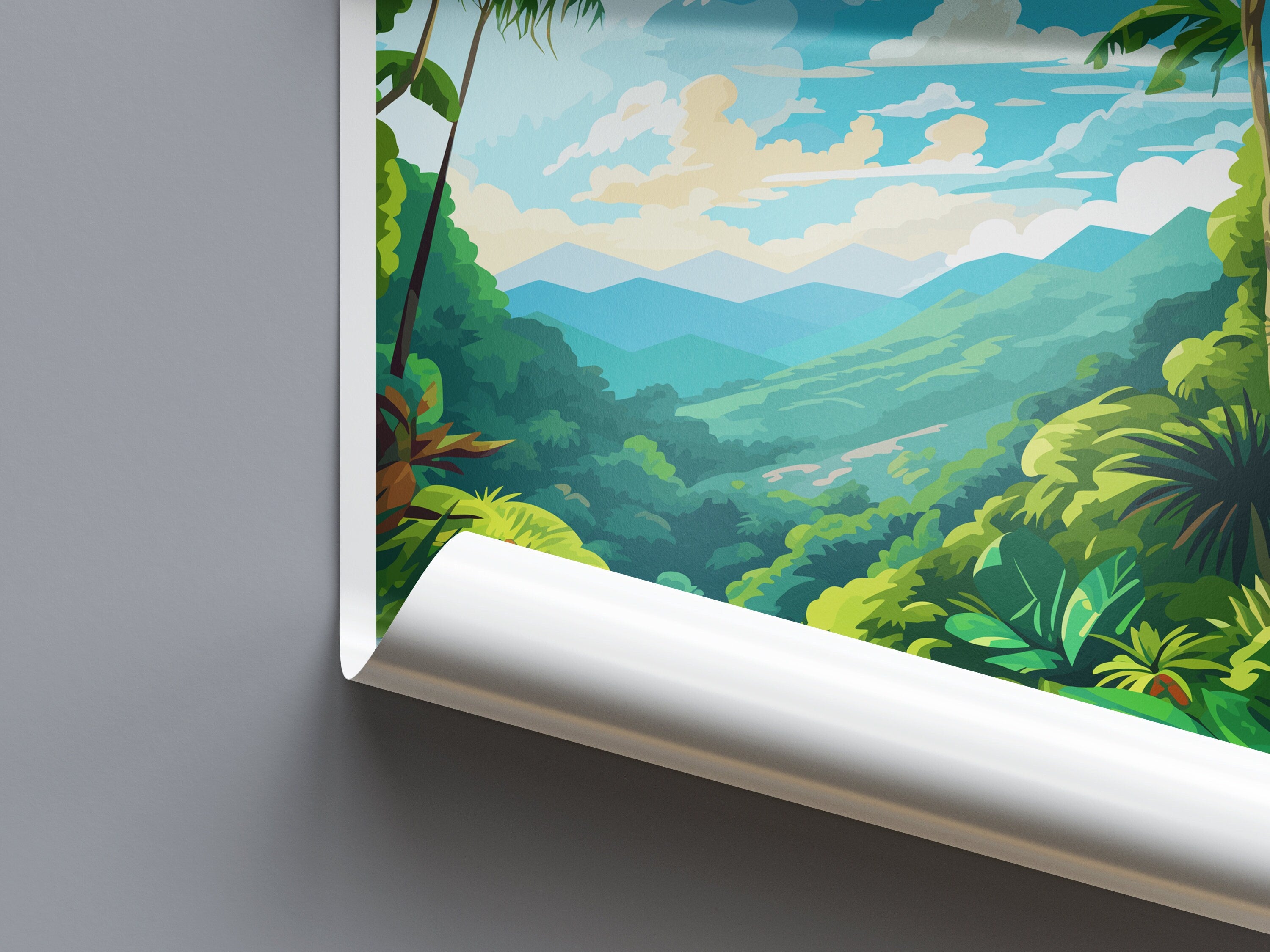 Amazon Rainforest Travel Print Wall Art Amazon Rainforest Wall Hanging Home Decor Amazon Rainforest Gift Art Lovers Wall Art Print Art