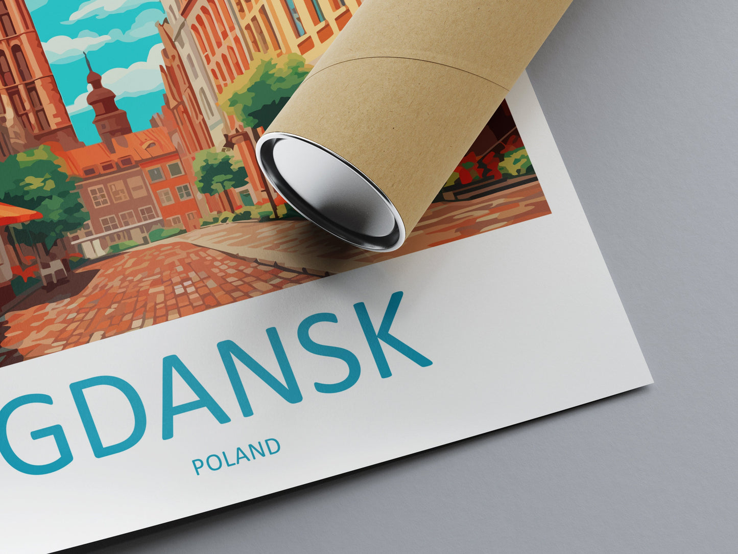 Gdansk Travel Print Gdansk Polish Home Décor Gdansk Art Print Polish Baltic coast Room Print For Polish Gift Art Poster Wall Art For Poland