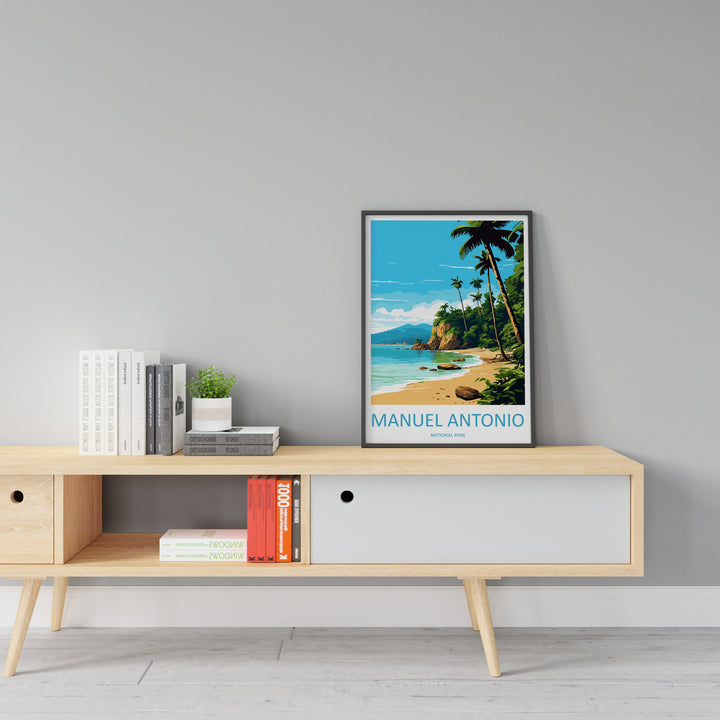 Manuel Antonio Park Travel Print Wall Art Manuel Antonio Wall Hanging Home Décor Costa Rica Gift Art Lovers Wall Art Manuel Antonio Print
