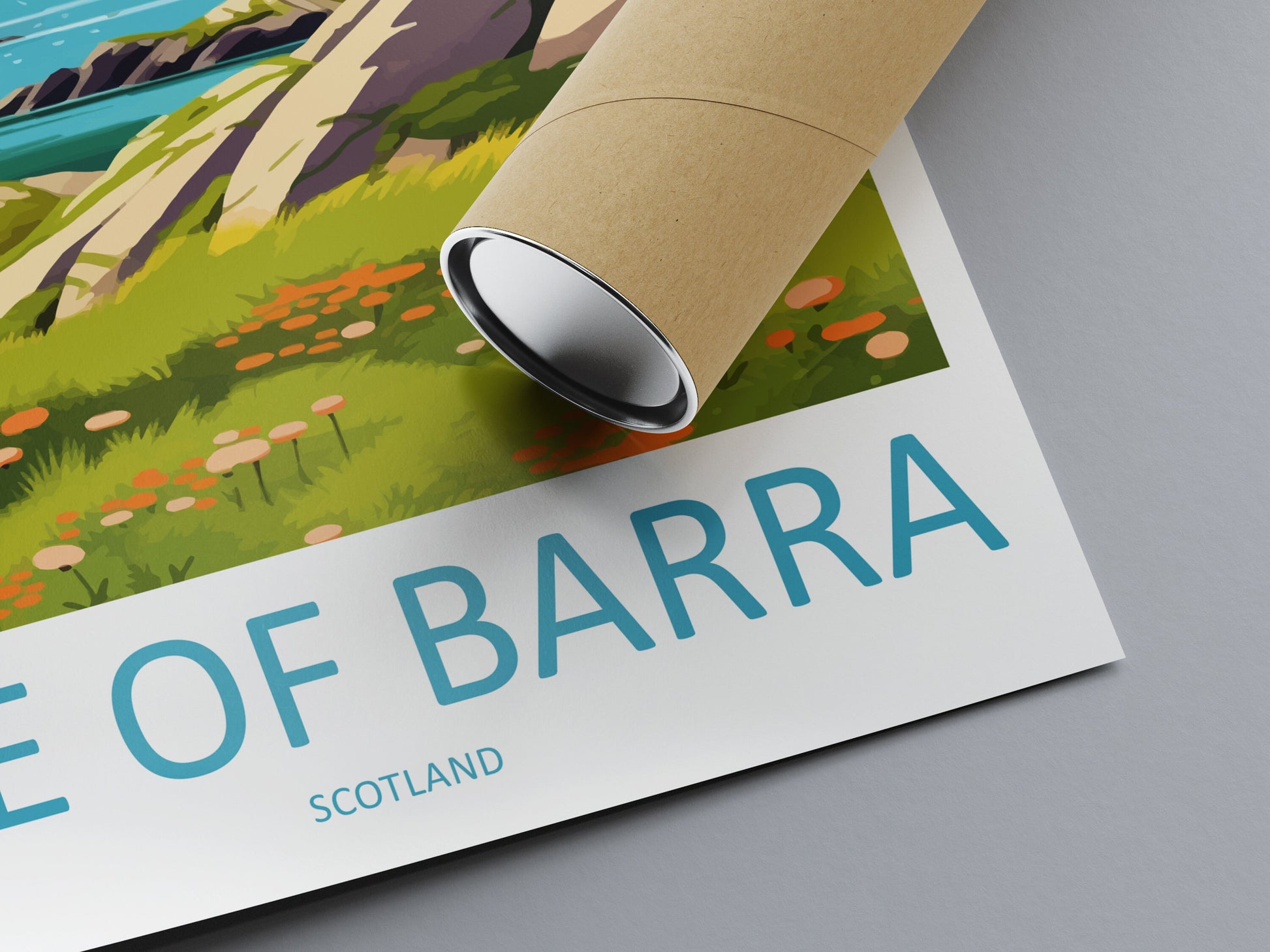 Isle Of Barra Travel Print Wall Art Isle Of Barra Wall Hanging Home Décor Isle Of Barra Gift Art Lovers Scotland Art Lover Gift Isle Poster