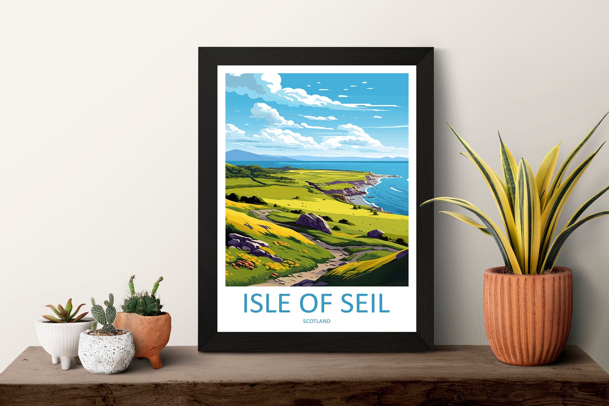 Isle Of Seil Travel Print Wall Art Isle Of Seil Wall Hanging Home Décor Isle Of Seil Gift Art Lovers Scotland Art Lover Travel Isle Gift