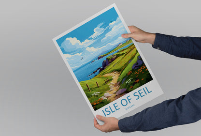 Isle Of Seil Travel Print Wall Art Isle Of Seil Wall Hanging Home Décor Isle Of Seil Gift Art Lovers Scotland Art Lover Travel Isle Gift