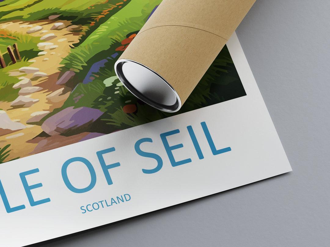 Isle Of Seil Travel Print Wall Art Isle Of Seil Wall Hanging Home Décor Isle Of Seil Gift Art Lovers Scotland Art Lover Travel Isle Gift