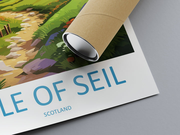 Isle Of Seil Travel Print Wall Art Isle Of Seil Wall Hanging Home Décor Isle Of Seil Gift Art Lovers Scotland Art Lover Travel Isle Gift