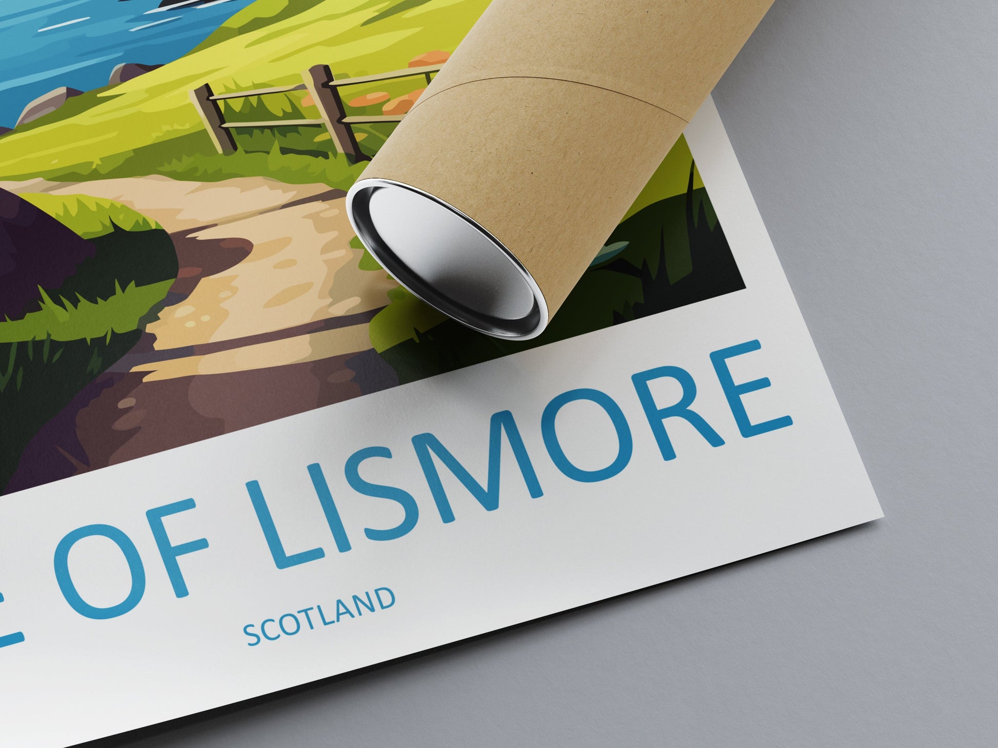 Isle Of Lismore Travel Print Wall Art Isle Of Lismore Wall Hanging Home Décor Isle Of Lismore Gift Art Lovers Scotland Art Lover Travel Gift