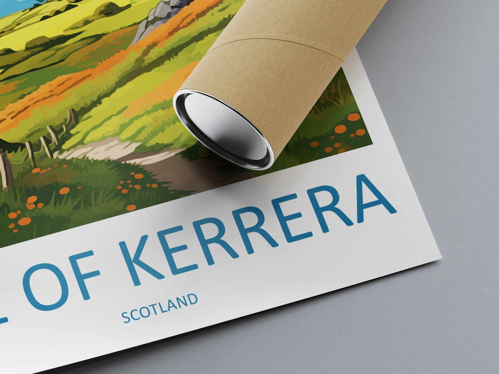 Isle Of Kerrera Travel Print Wall Art Isle Of Kerrera Wall Hanging Home Décor Isle Of Kerrera Gift Art Lovers Scotland Art Lover Travel Gift