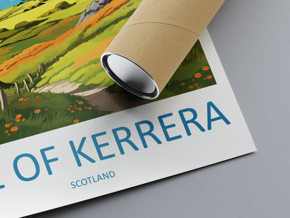 Isle Of Kerrera Travel Print Wall Art Isle Of Kerrera Wall Hanging Home Décor Isle Of Kerrera Gift Art Lovers Scotland Art Lover Travel Gift