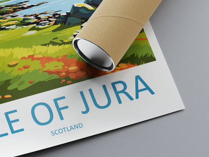 Isle Of Jura Travel Print Wall Art Isle Of Jura Wall Hanging Home Décor Isle Of Jura Gift Art Lovers Scotland Art Lover Travel Gift