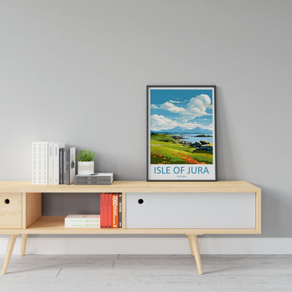 Isle Of Jura Travel Print Wall Art Isle Of Jura Wall Hanging Home Décor Isle Of Jura Gift Art Lovers Scotland Art Lover Travel Gift