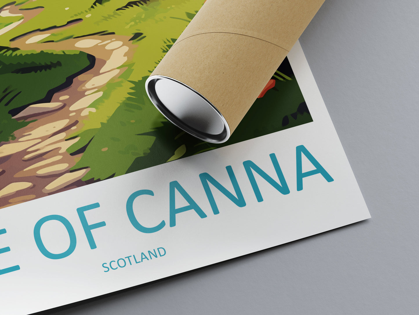 Isle Of Canna Travel Print Wall Art Isle Of Canna Wall Hanging Home Décor Isle Of Canna Gift Art Lovers Scotland Art Lover Travel Gift