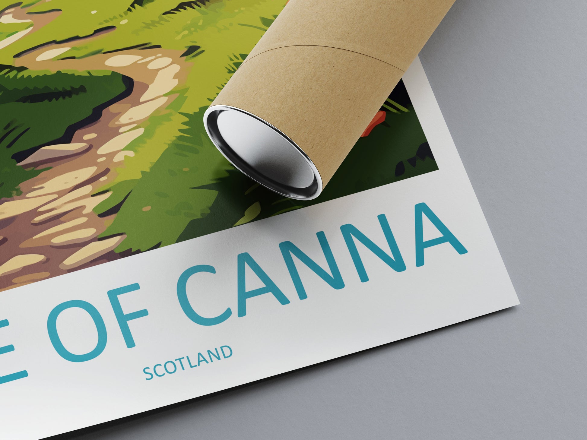 Isle Of Canna Travel Print Wall Art Isle Of Canna Wall Hanging Home Décor Isle Of Canna Gift Art Lovers Scotland Art Lover Travel Gift