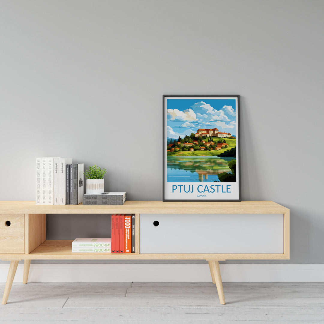 Ptuj Castle Travel Print Ptuj Castle Home Décor Slovenia Art Print Ptuj Castle Wall Print For Lake Bled Gift Wall Hanging Artwork