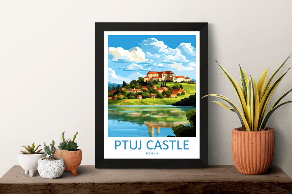 Ptuj Castle Travel Print Ptuj Castle Home Décor Slovenia Art Print Ptuj Castle Wall Print For Lake Bled Gift Wall Hanging Artwork
