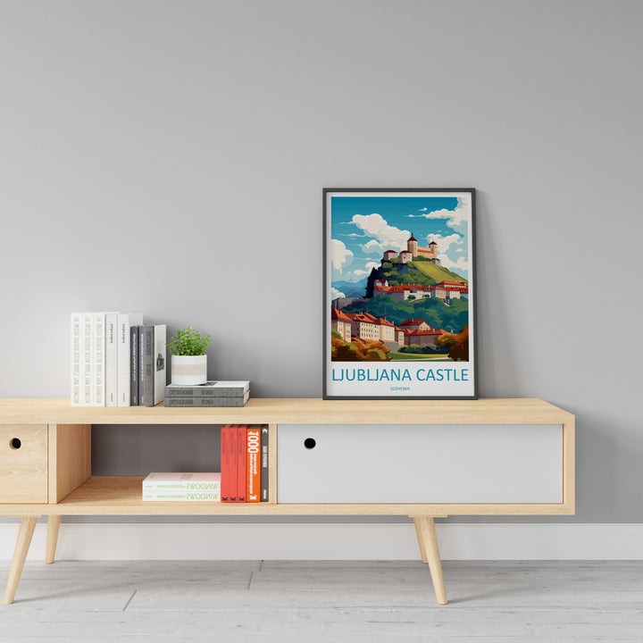 Ljubljana Travel Print Ljubljana Home Décor Slovenia Art Print Ljubljana Wall Print For Gift Wall Hanging Art Travel Slovenia Artwork