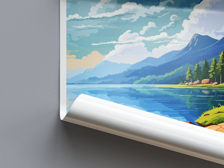 Lake Bohinj Travel Print Lake Bohinj Home Décor Slovenia Art Print Lake Bohinj Wall Print For Gift Wall Hanging Art Travel Slovenia Artwork