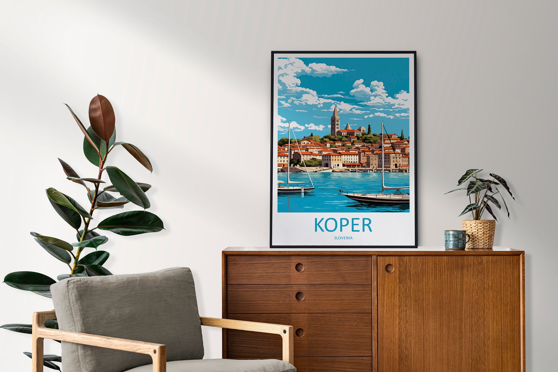 Koper Travel Print Koper Home Décor Slovenia Art Print Koper Wall Print For Gift Wall Hanging Art Travel Slovenia Artwork